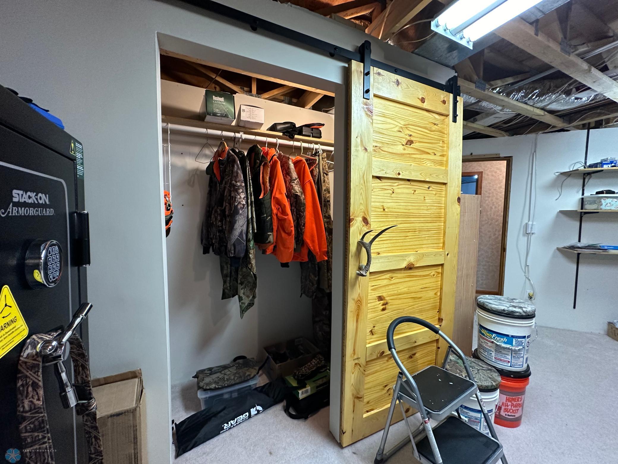 Closet in Storage Room