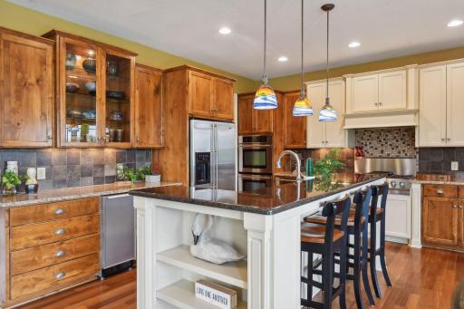 Double ovens, ice machine, coffee station and more