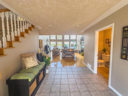 Large spacious front foyer makes for a grand entrance