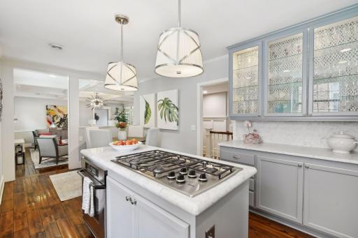 What you'll love about this home, the balance between open concept and defined living spaces. It's balanced!