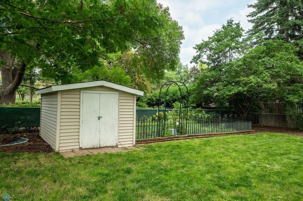 Shed included