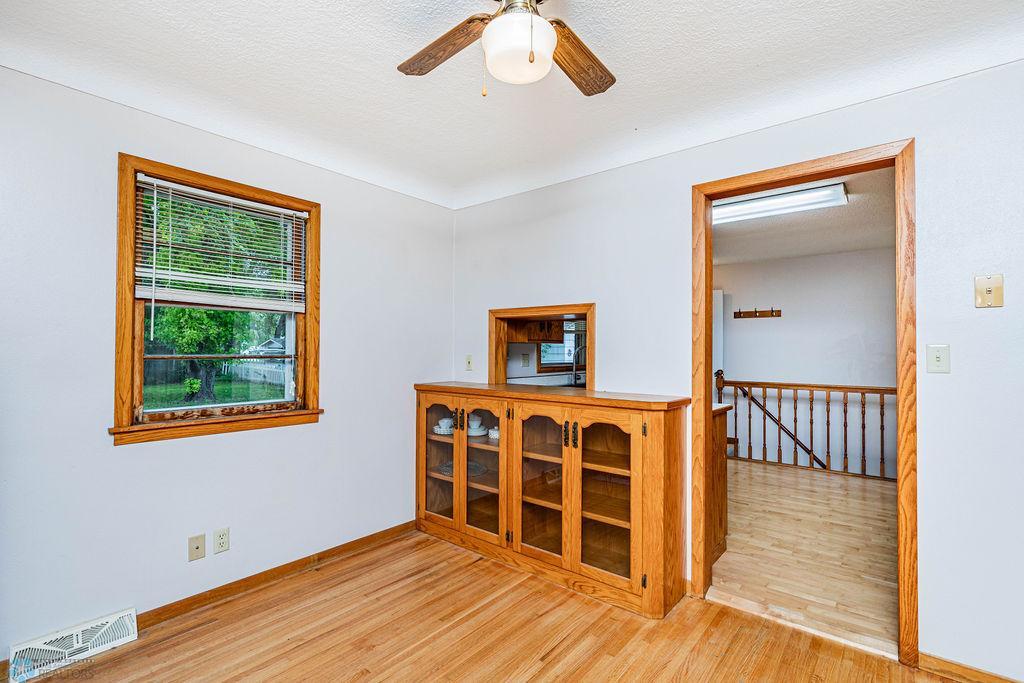 Dining Area w Built in Cabinet