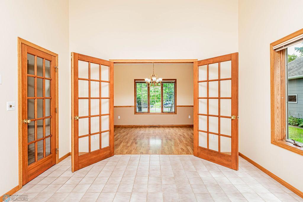 French Doors to Dining Rm