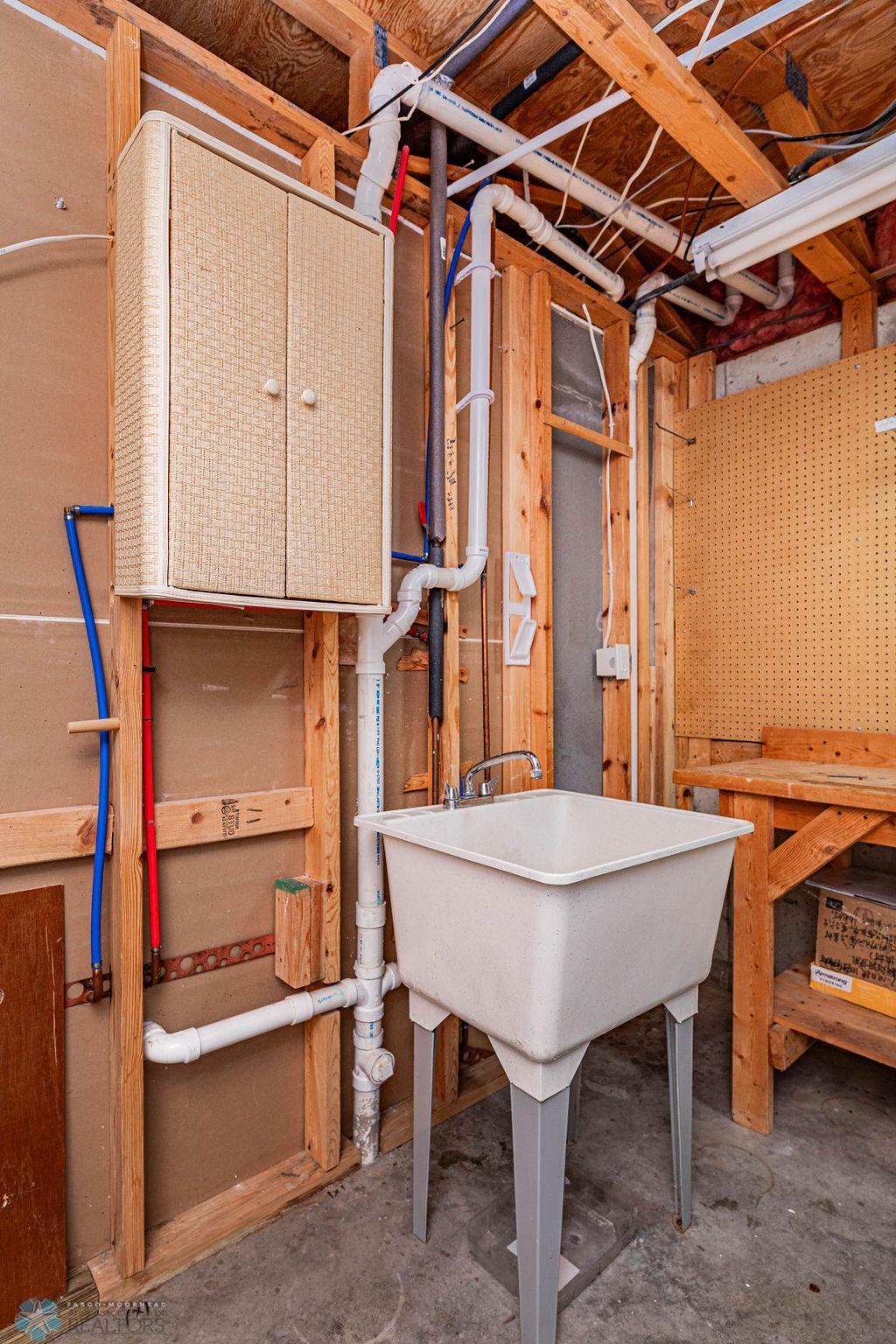 Big Sink in Storage Room