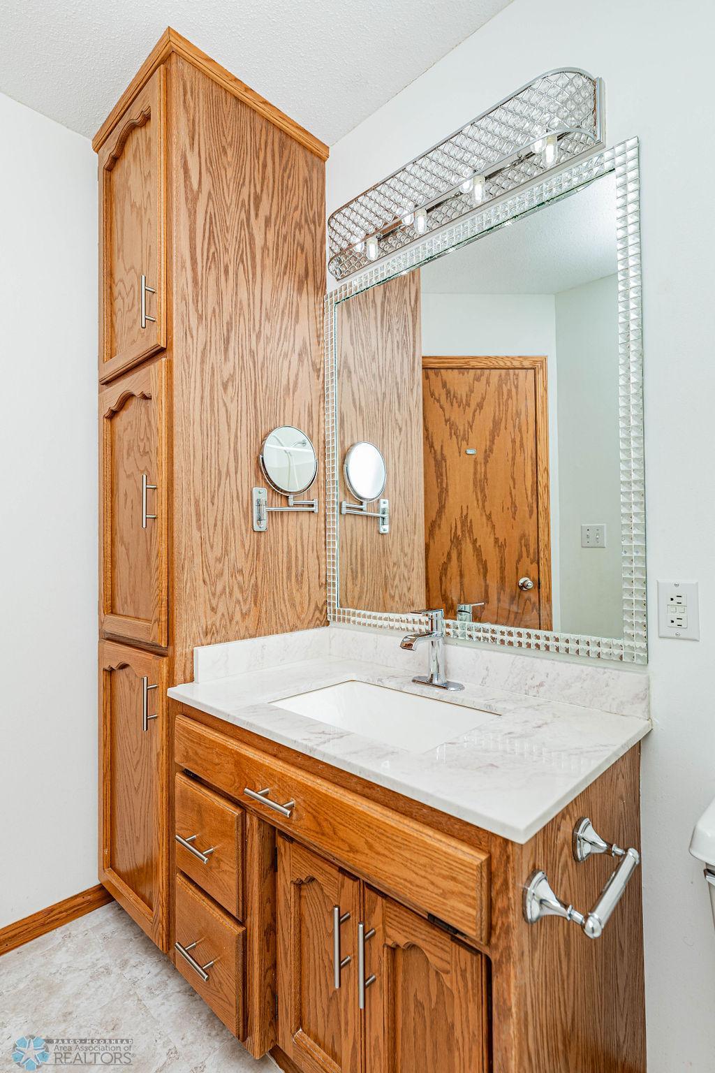 Upper Bath Sink & Cabinets