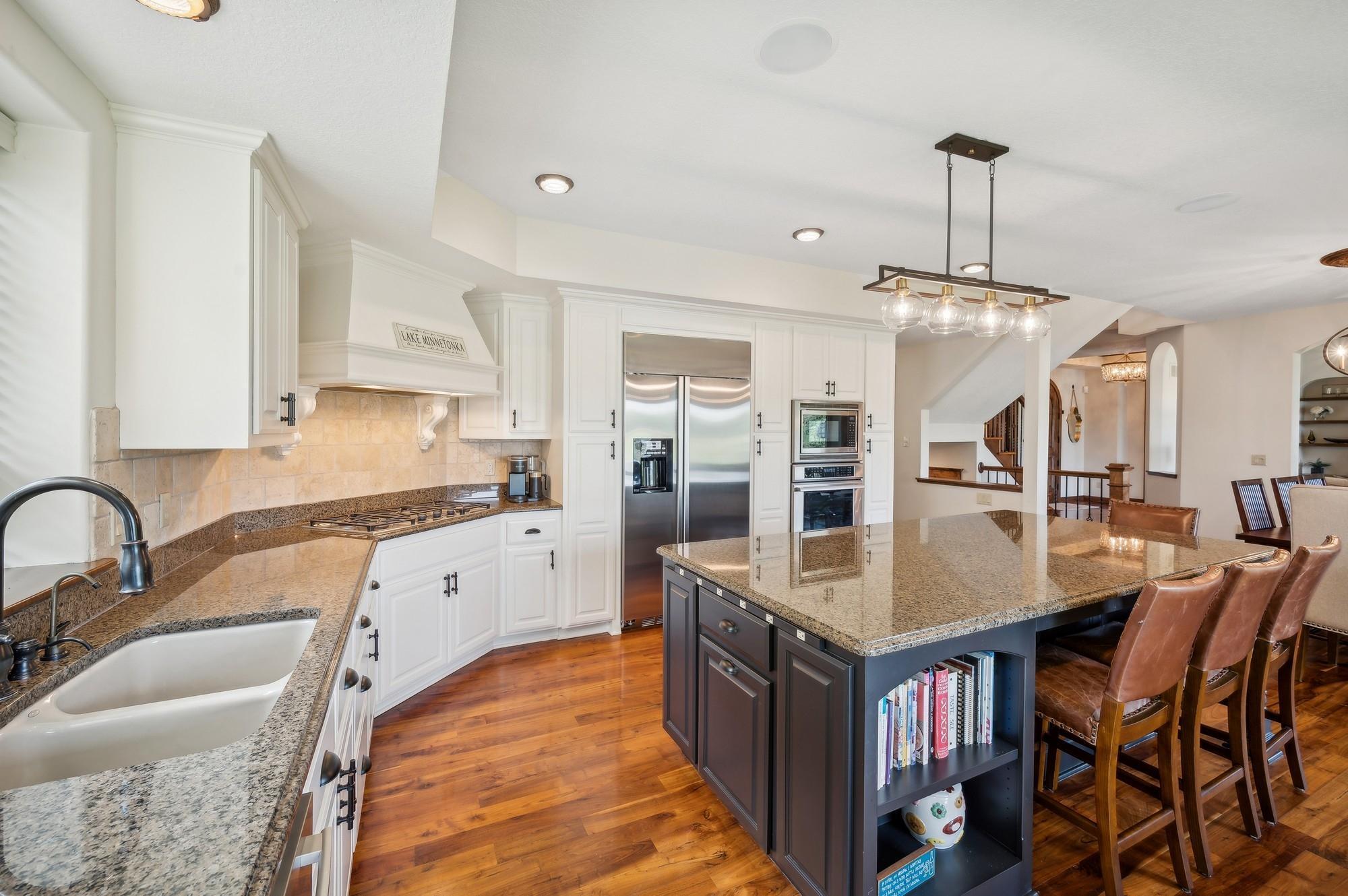 Center Island has lots of storage