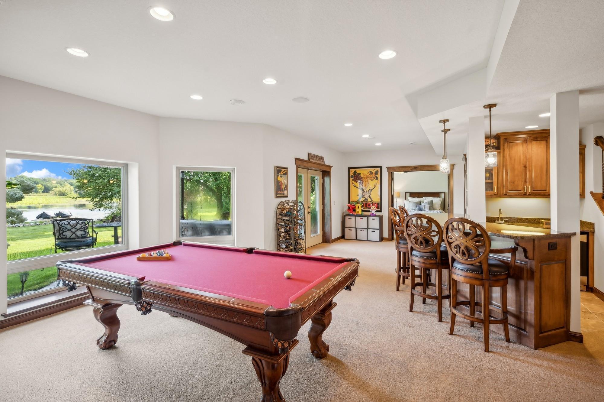 Lower level walks out to a level lot