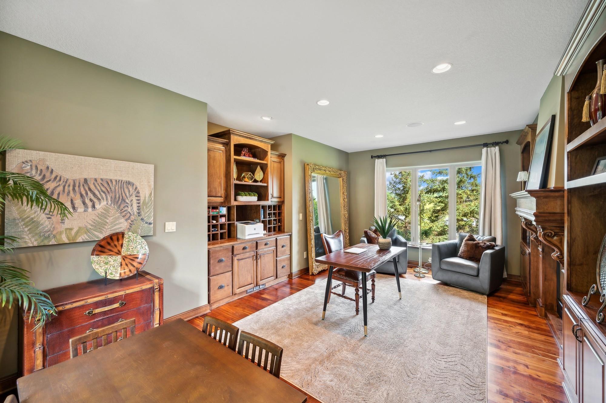 Current owners have this area set up for crafts, too