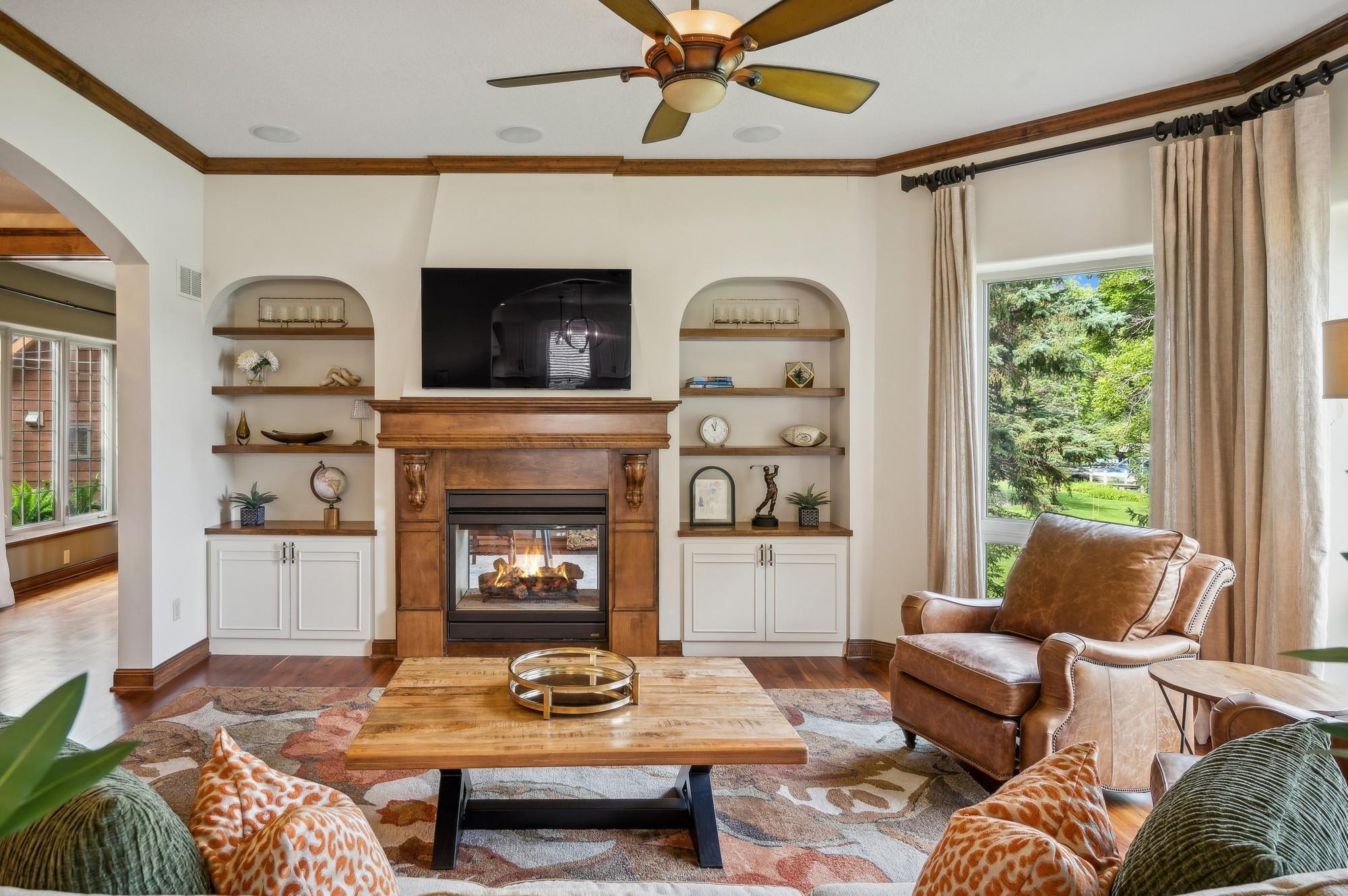 Built ins in Living Room