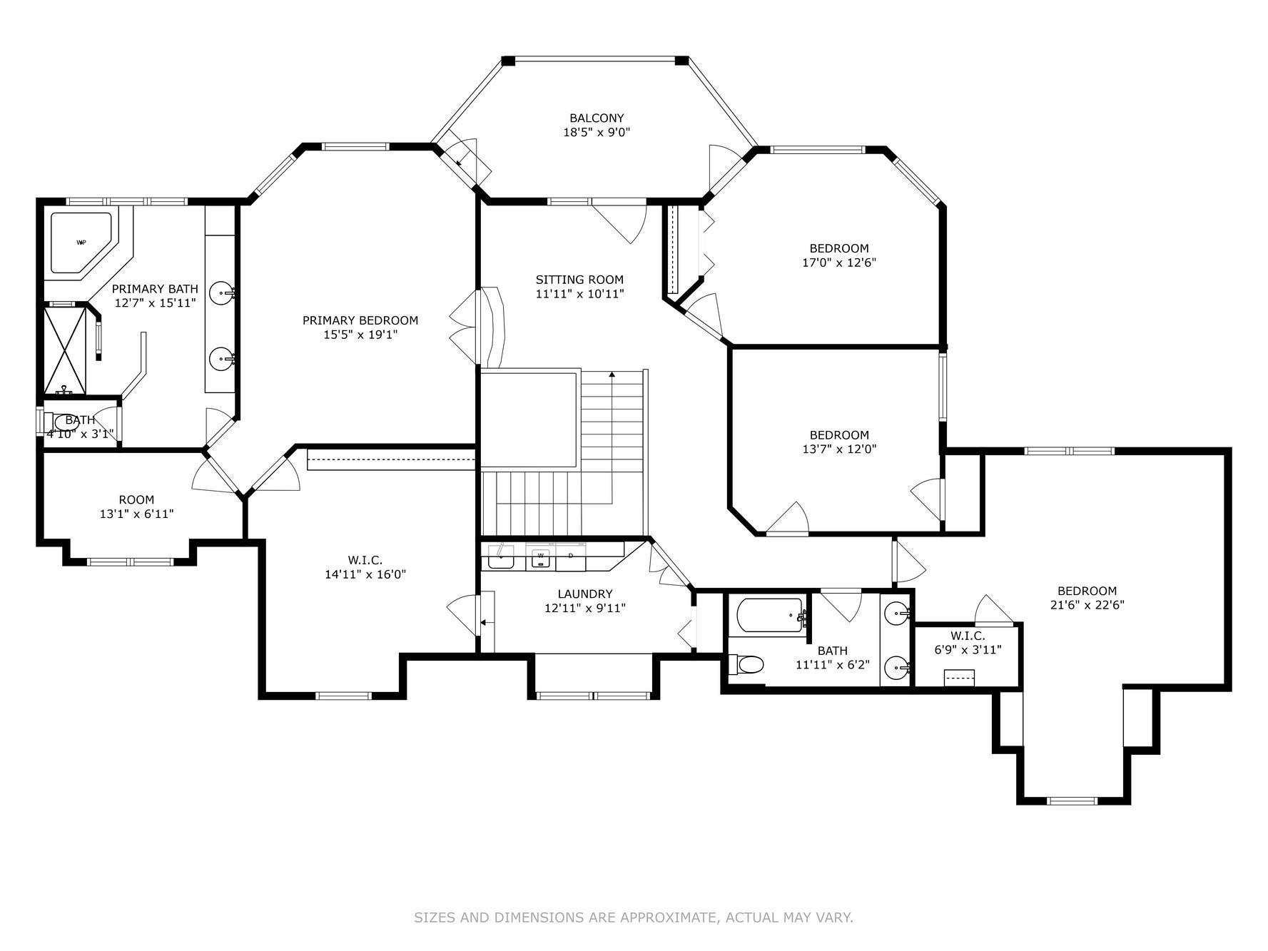 Second Floor Drawing