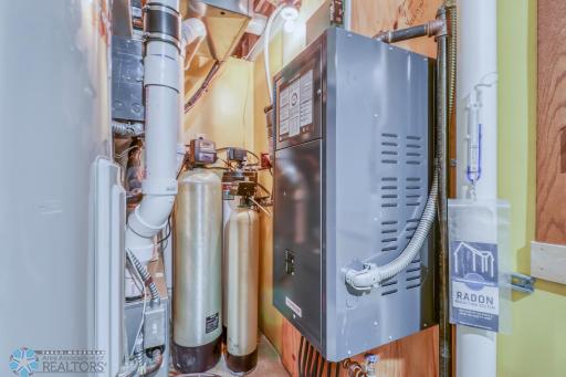 In floor heat, water treatment, radon mitigation