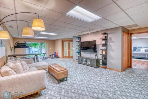 Great space for home gym, craft room, additional office space, play room!