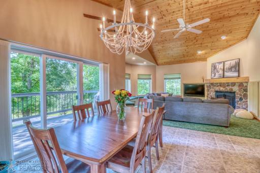 Flooded with natural light and surrounded by mature trees