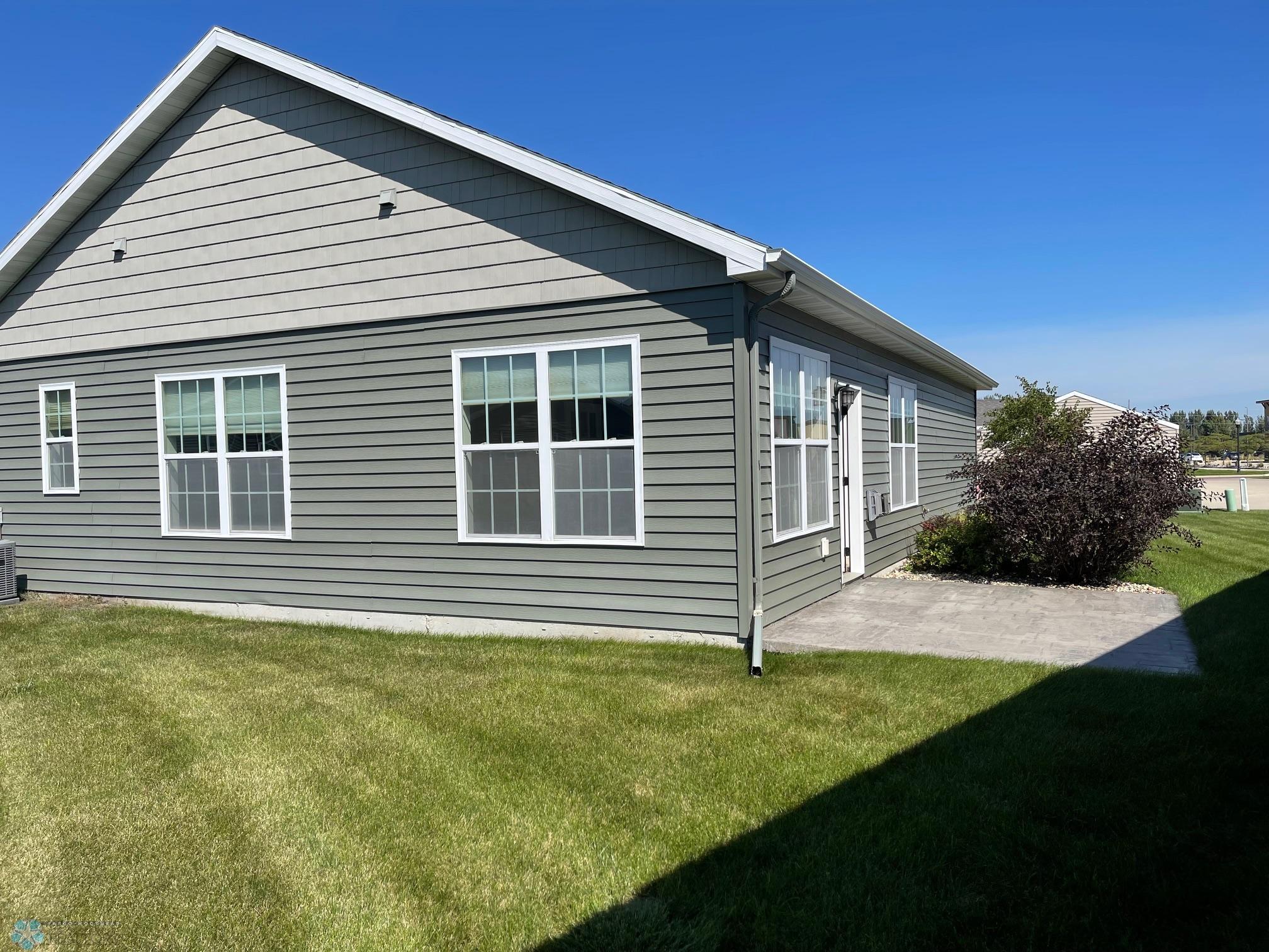 Back and east side of home