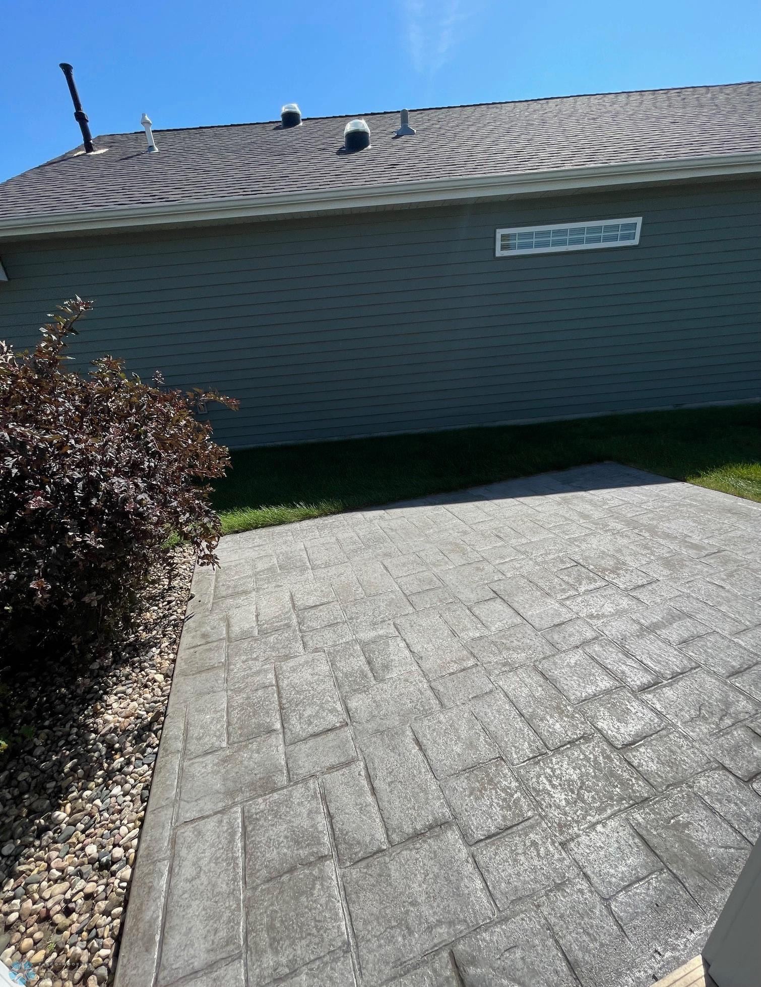Patio off sunroom