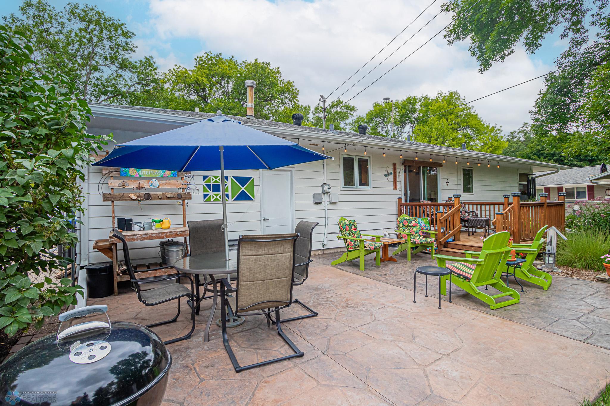 Large Patio area