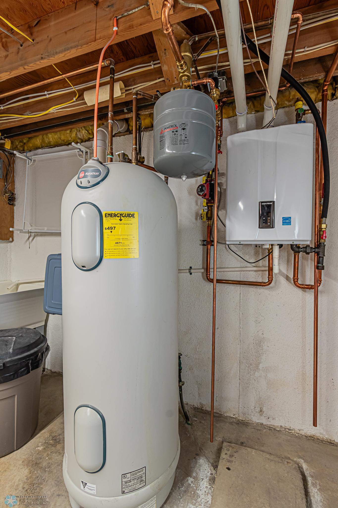 Marathon Water Heater and Boiler for heat.