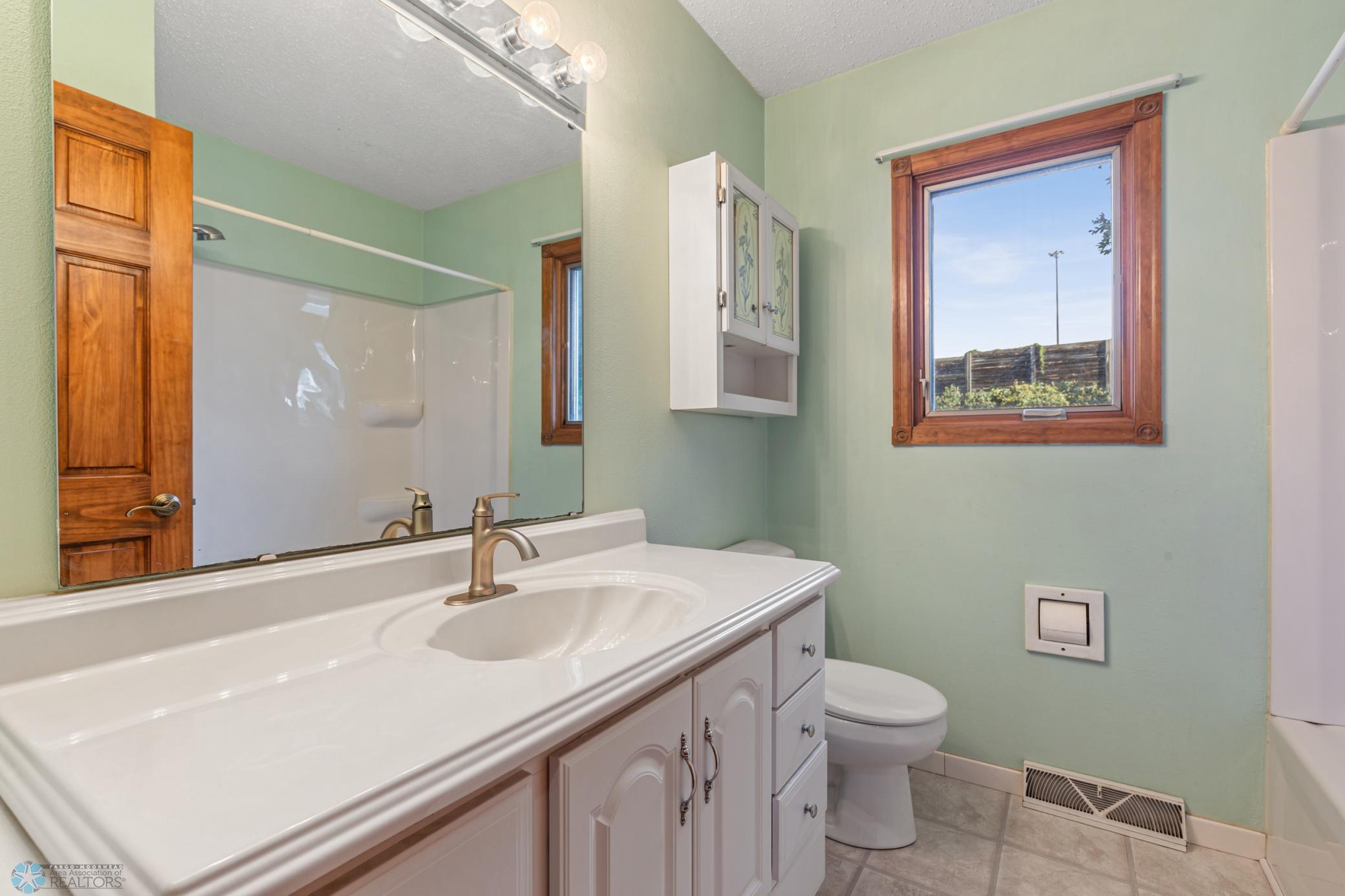 Updated main bathroom