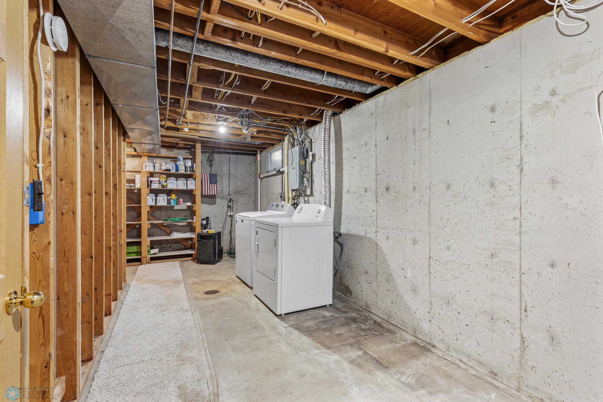Utility room with w/d included