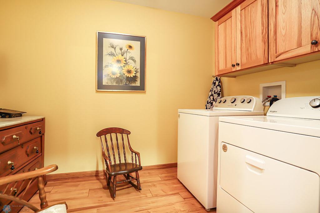 Dedicated laundry room. W/D included.