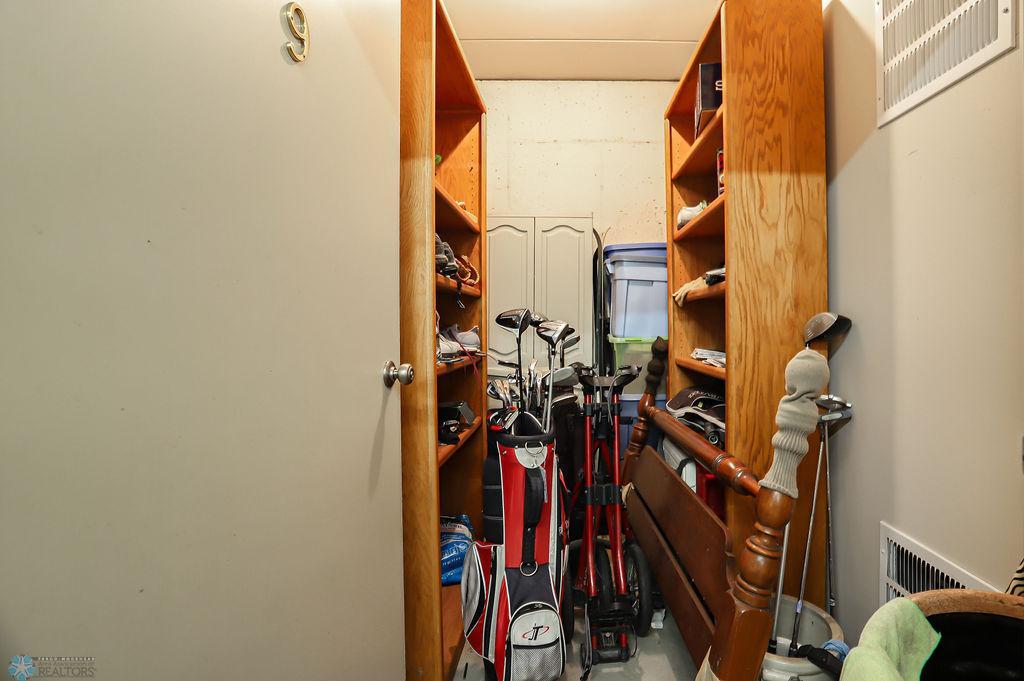 Storage unit in underground garage