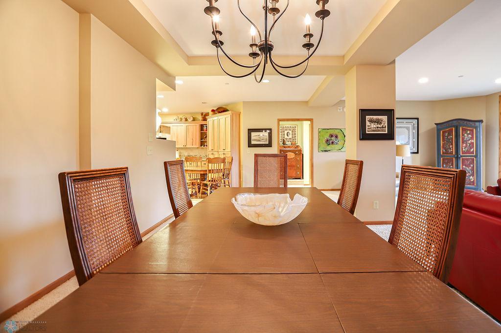 Gorgeous, open dining space