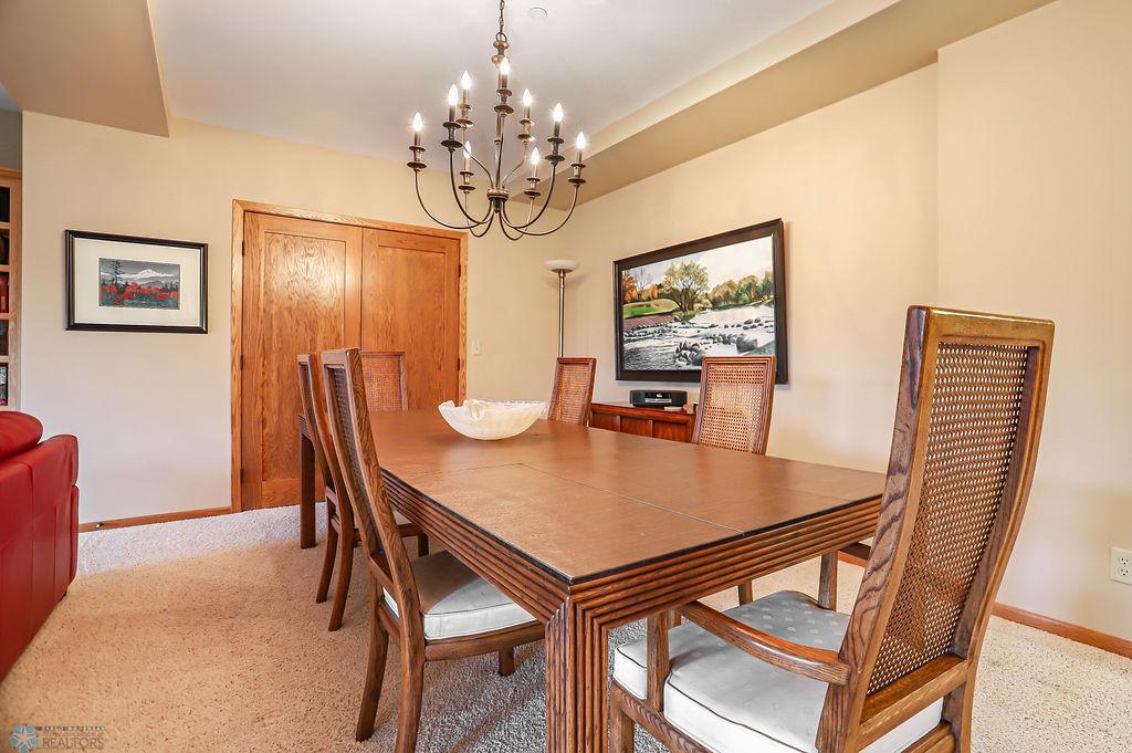 Large dining room and storage closet