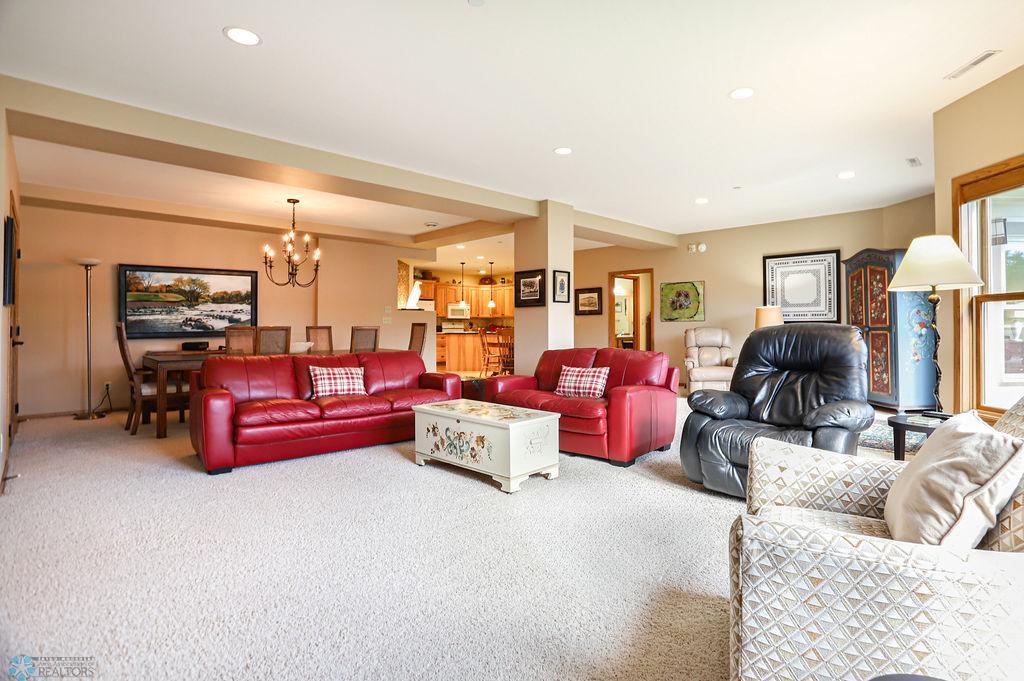 Large, open living room