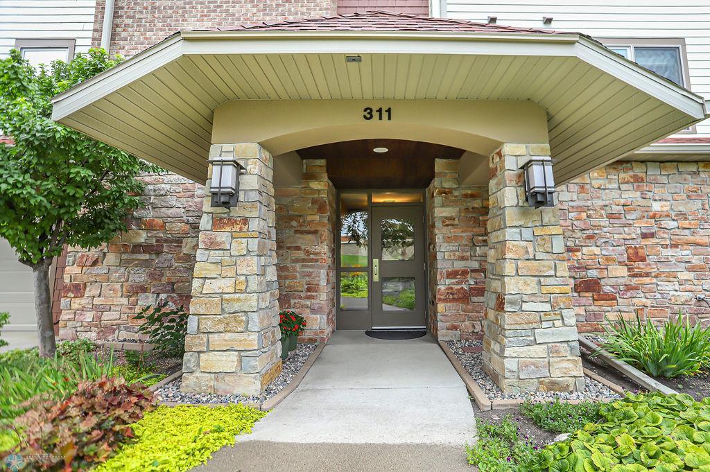 Beautiful stone entrance