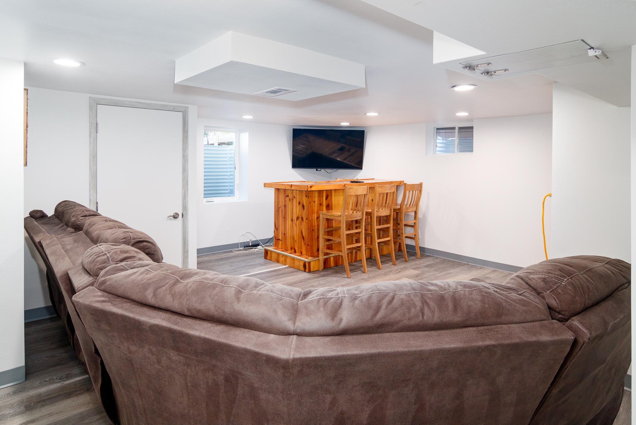 Basement family room
