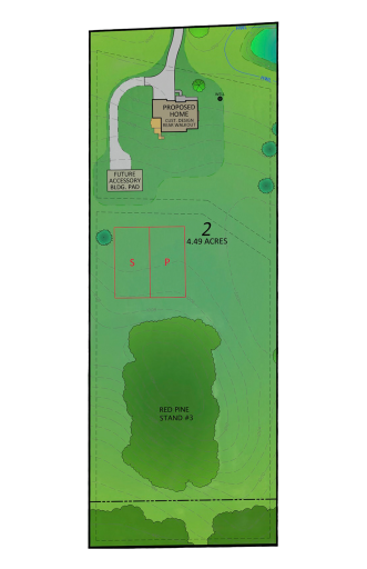 Laurel Ridge Lot 2 Block 2 - NOTE: This plan is an artistic conceptual rendering only and should NOT be interpreted as an EXACT representation. Some information may differ from actual plans and is subject to change.