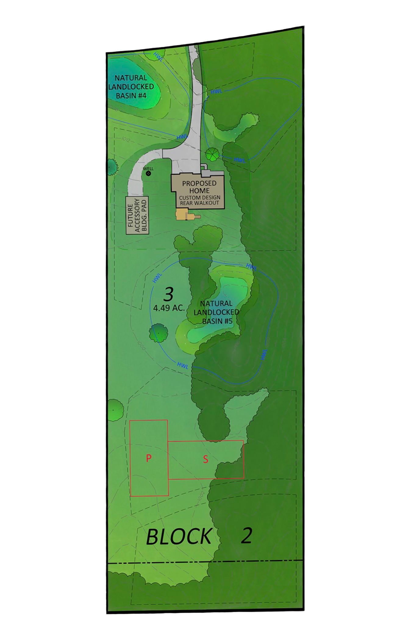 Laurel Ridge Lot 2 Block 2 - NOTE: This plan is an artistic conceptual rendering only and should NOT be interpreted as an EXACT representation. Some information may differ from actual plans and is subject to change.