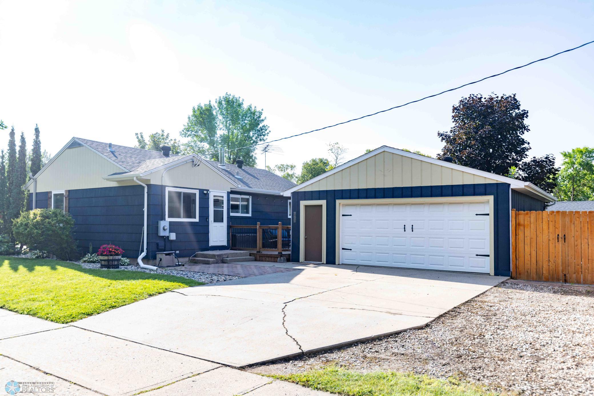 Oversized double garage