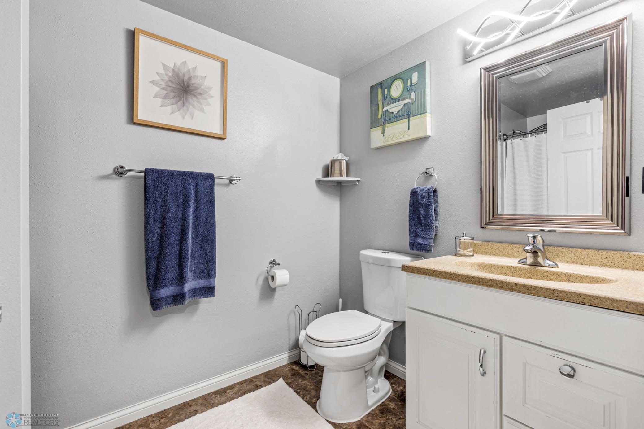 3/4 bath basement