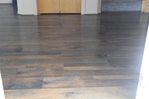 Hardwood flooring of the main level