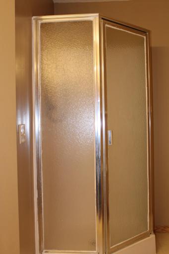 Standing Shower in the master bathroom