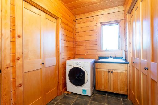 Main floor laundry, stackable should work here