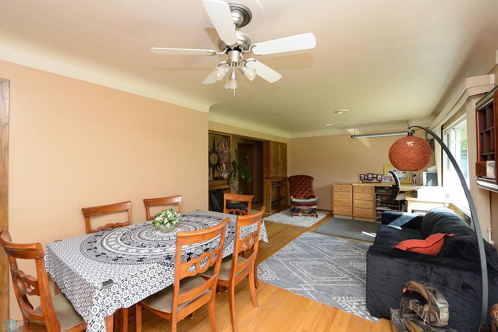 Dining open to living room