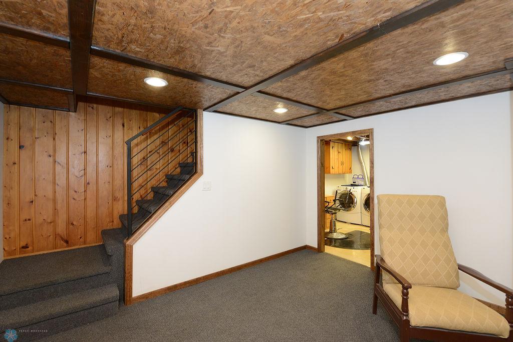 Basement entrance to laundry/utility room
