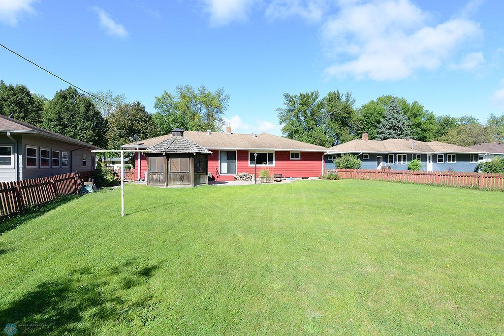 Fully fenced yard
