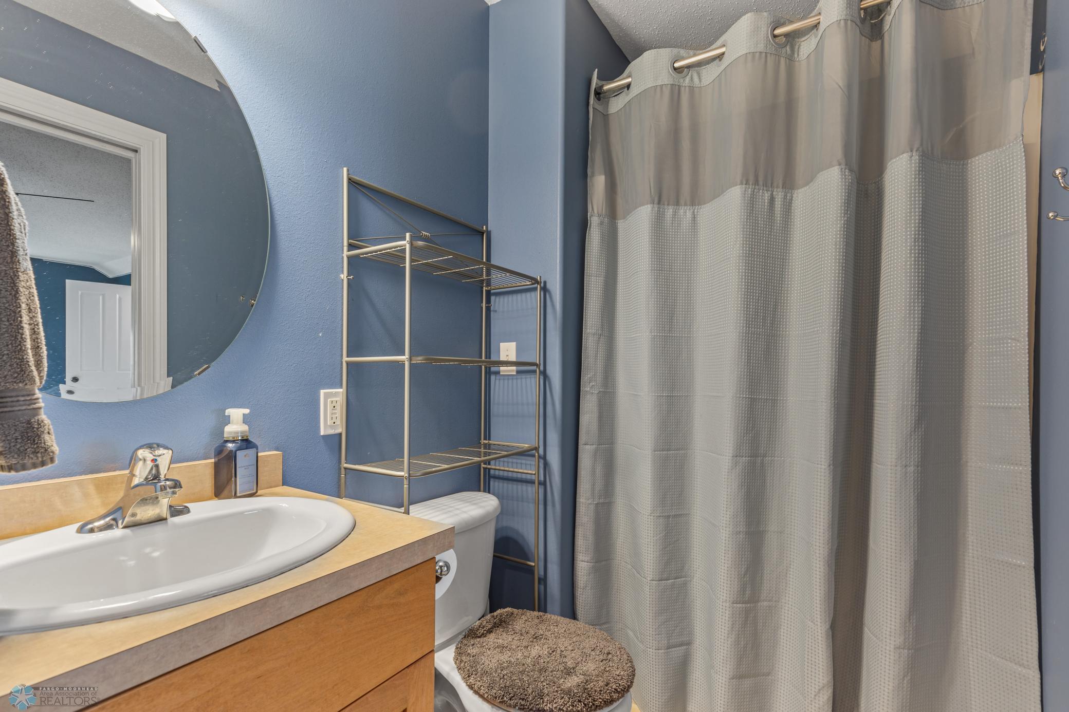 3/4 bath in upper level bedroom