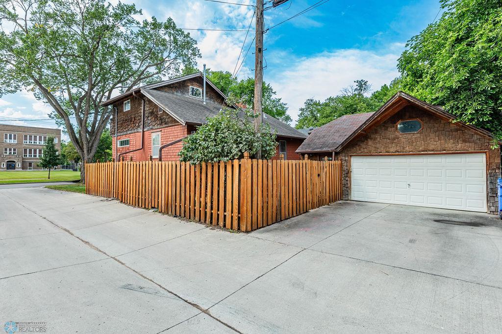 Fenced area
