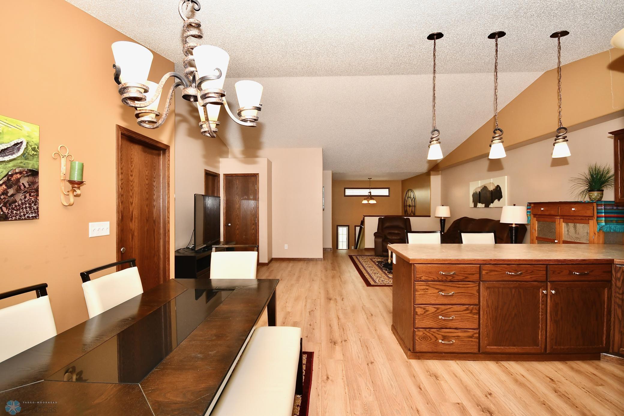 View from dining area