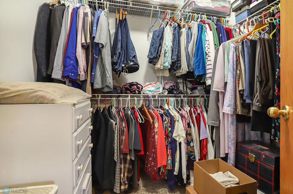 Primary walk-in closet