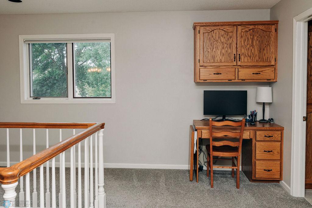 Upstairs landing and Desk area