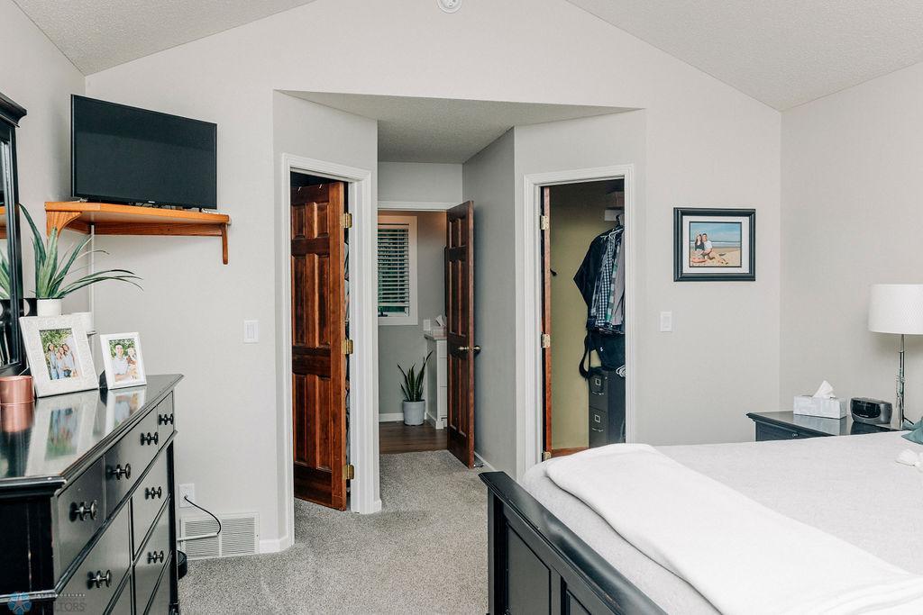 Dual closets and primary Bathroom