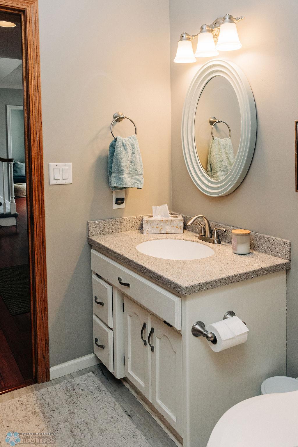 Main floor half bath