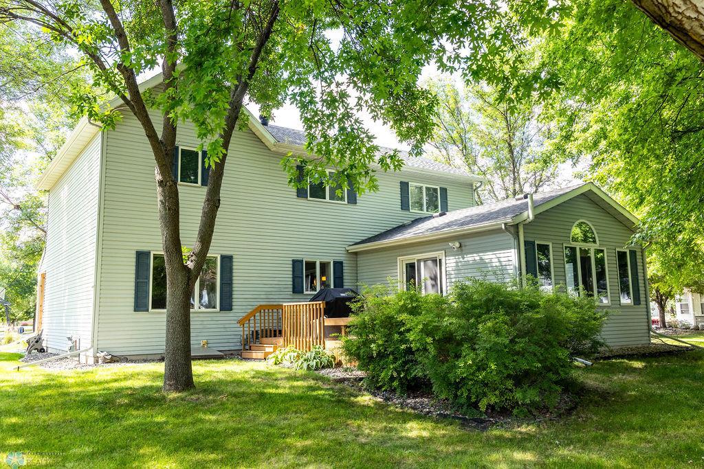 Backyard towards house