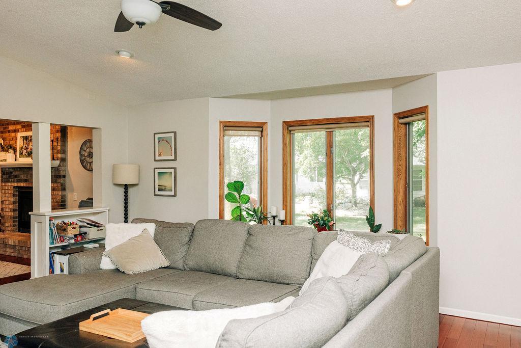 Bay window in Family room