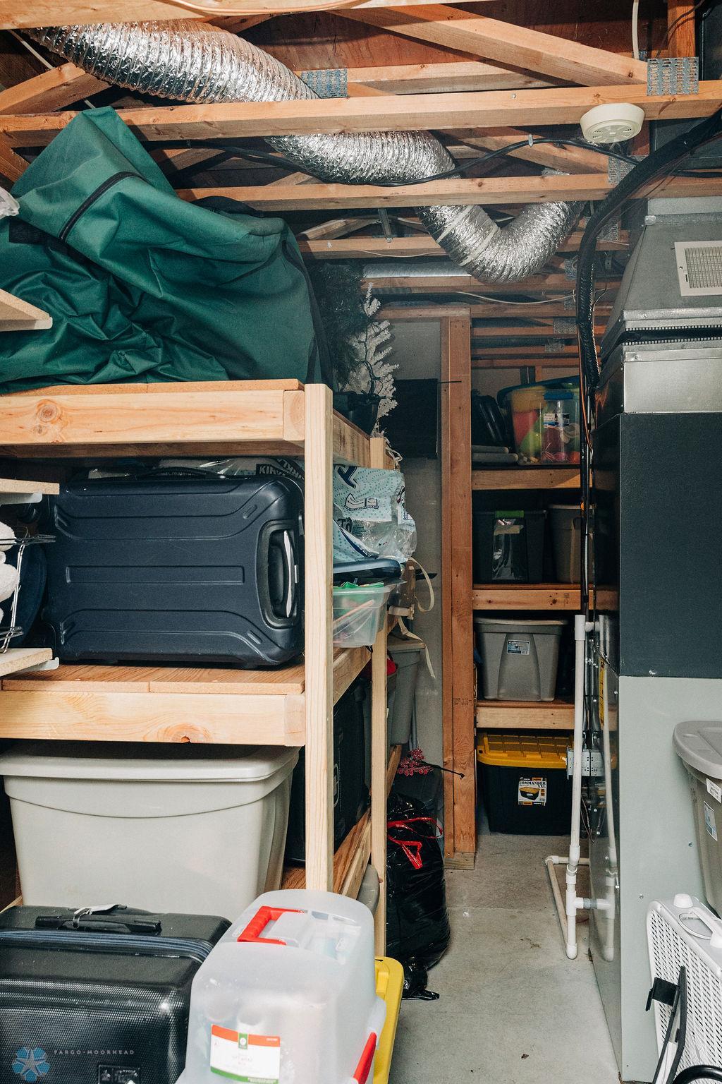 Utility room storage